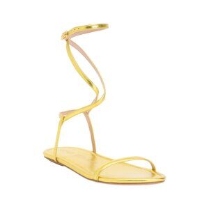 STUART WEITZMAN Leather Flat Sandals